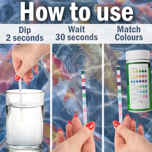 7-in-1 Pond Test Strips Accurate Pond Water Test Kit - Image 3