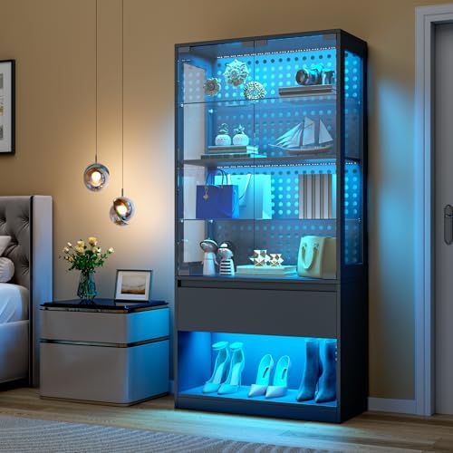 kepptory 5-Tier Glass Display Cabinet - Image 3