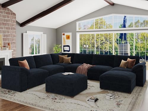 EASE MOOSE Modular Sofa, Comfortable Oversized U Shape Sectional Modular Sofa - Image 3