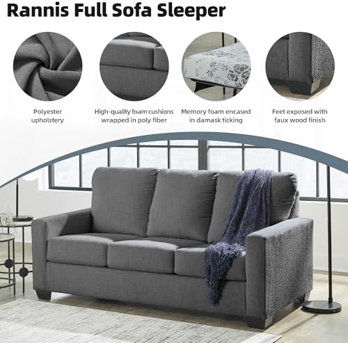 Signature Design by Ashley Full Size Sleeper Sofa Couch - Image 7