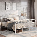 SHA CERLIN King Size Metal Bed Frame by SHACERLIN