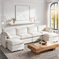 LEVELEVE 146" U-Shape Modular Sofa by Enjoyyourlife