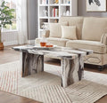 Roundhill Furniture Cavira Modern Faux Marble Living Room Coffee Table by RoundhillFurniture