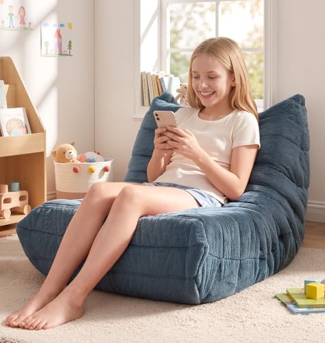 Hobestluk Medium Bean Bag Chairs Lounge Floor Chair BeanBag Couch Togo Sofa by YourHomeDeservesMore