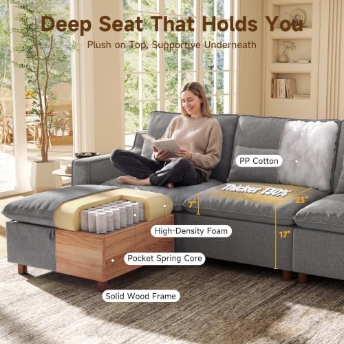 Ihanherry 103" Modular Sectional Sofa - Image 3