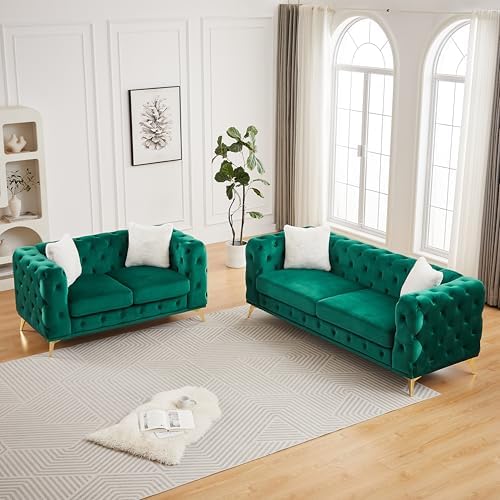 KEIKI 2-Piece Luxury Chesterfield Sofa Set - Image 3