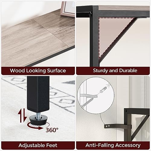 MAHANCRIS Console Table, Narrow Sofa Table, 43.7” Entrance Table - Image 6