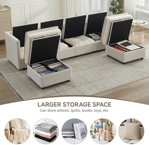 105" Cloud 4 Seater Sectional Modular Couch - Image 3
