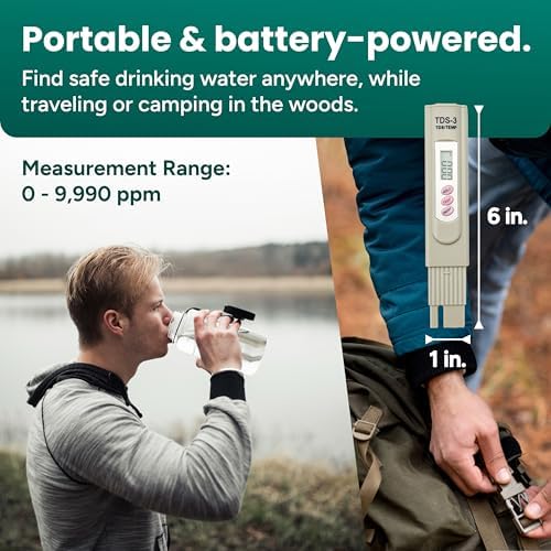Techko Water Quality Tester, Portable Digital TDS Meter - Image 5