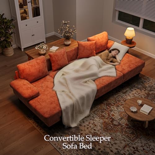 Txtin's Sleeper Sofa with Pull Out Couch Bed | 112 Inch Couches - Image 2