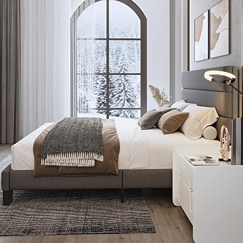 WEEWAY Queen Size Fabric Bed Frame - Image 4