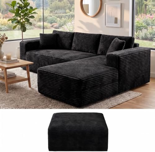 Boneless Couch Modular Sectional Sofa Cloud Couch by Cloud-LikeComfortYouCanFee