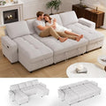 Vipbear 105" Sectional Sleeper Sofa Bed by VipbearLiving