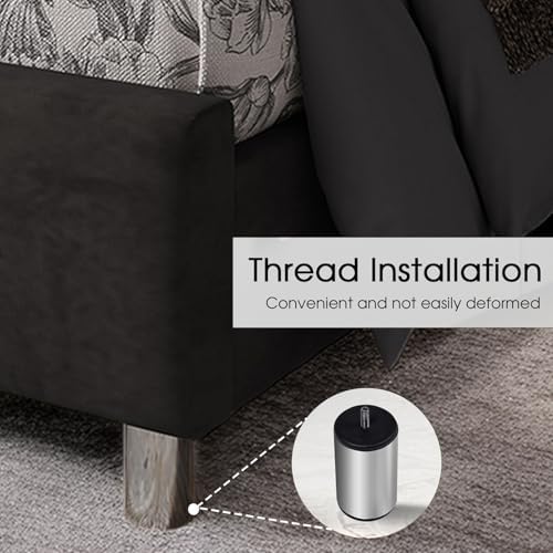 PaPaJet Queen Velvet Bed Frame - Image 4