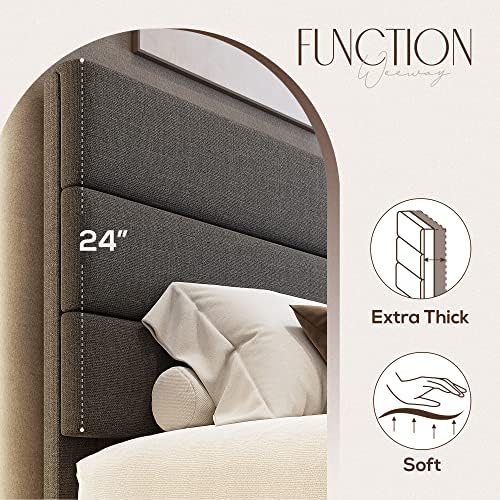 WEEWAY Queen Size Fabric Bed Frame - Image 5