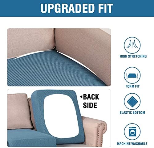 H.VERSAILTEX Super Stretch Individual Seat Cushion Covers Sofa Covers Couch - Image 6