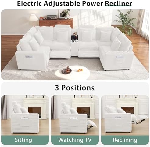 RARZOE Oversized Modular Sectional Sofa - Image 5