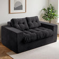 MAXYOYO Loveseat Sofa Couch, Upholstered Bean Bag Chair Cloud Seat by MAXYOYO