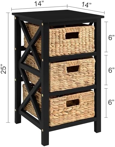 eHemco 3 Tier X-Side End Table - Image 3