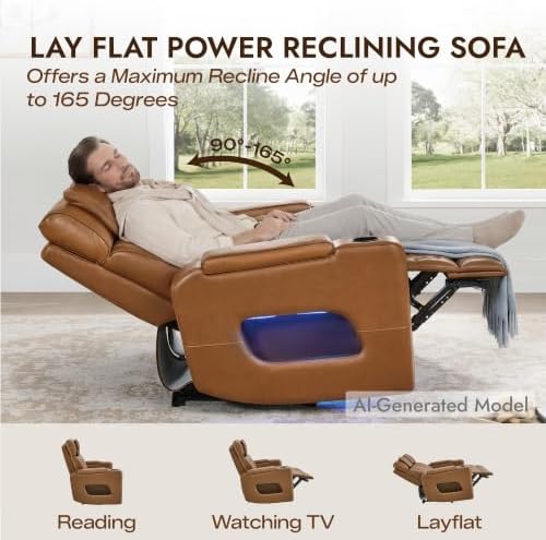 Watson & Whitely Lay Flat Power Reclining Sofa - Image 3