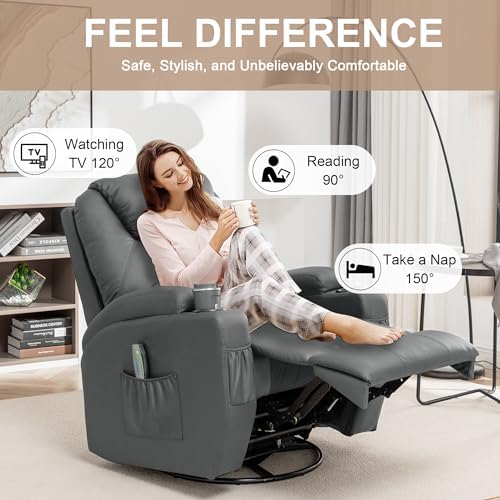 Korser Recliner Chair, Rocking Chair - Image 4