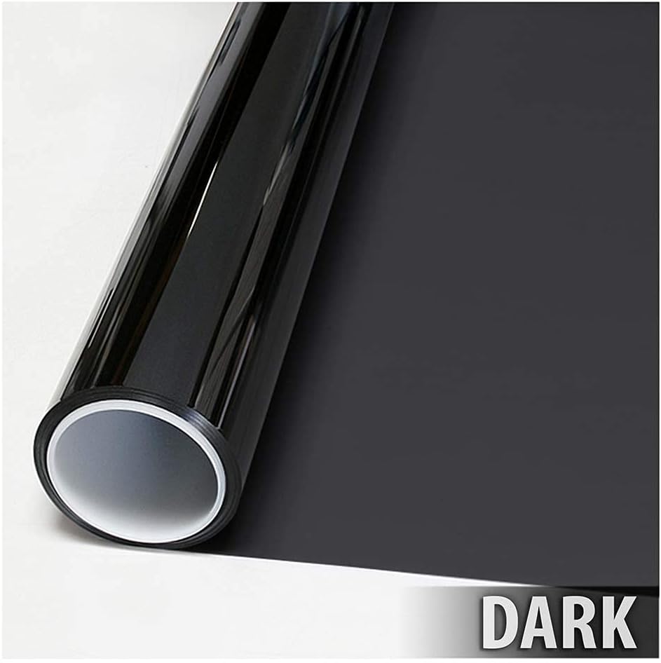 BDF EXNA20 Exterior Window Film Daytime Privacy and Heat Control Natural Black 20 (Dark) - 48in X 14ft