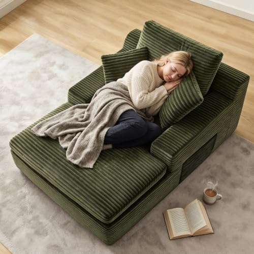 Chaise Lounge Chair Indoor, Modern Couch Bed - Image 3