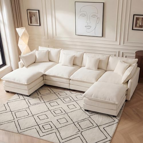 Modular Sectional Sofa 133" Oversized Cloud Couch by Unknown