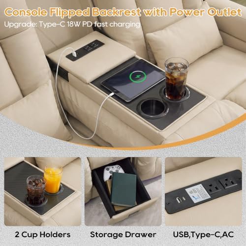 IPKIG 2-Piece Power Recliner Sofa Set - Image 4