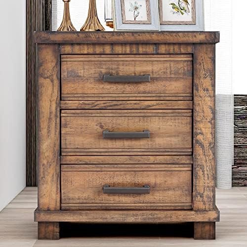 LUMISOL Solid Wood Nightstand - Image 6