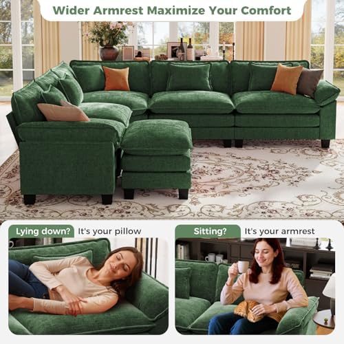 CDCASA 117" Oversized Modular Sectional Sofa - Image 6