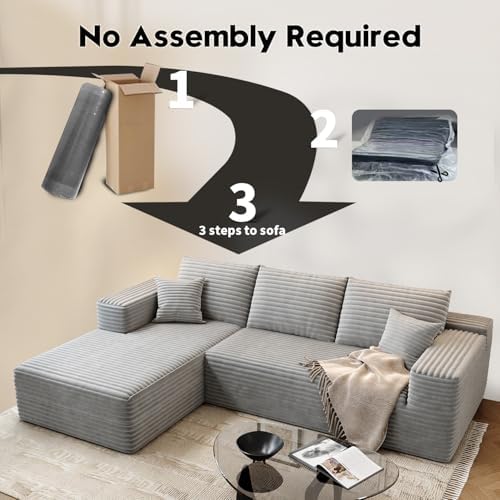 107.5" Cloud Modular Sectional Sofa Couch - Image 3