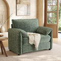 ONBRILL Oversized Accent Chair, 41 Inch Chenille Fabric Armchair by ONBRILL