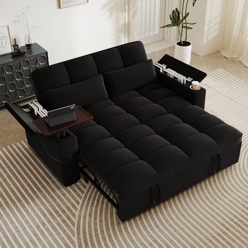 65'' Sleeper Sofa Pull Out Couches - Image 2