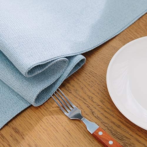 Soft Caddice Faux Linen 2 Side Table Runner, eco-Friendly Fabric Handcrafted - Image 5