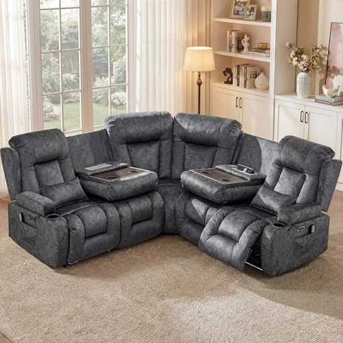 TUNYI Power Loveseat Recliner Sofa by Becomesyourhomepartner