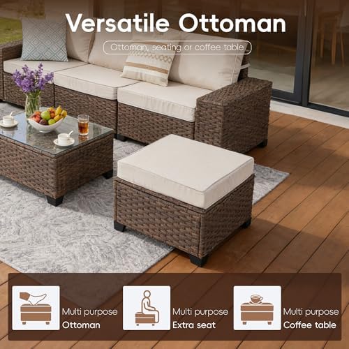 7 Pieces Patio Furniture Set - Image 6