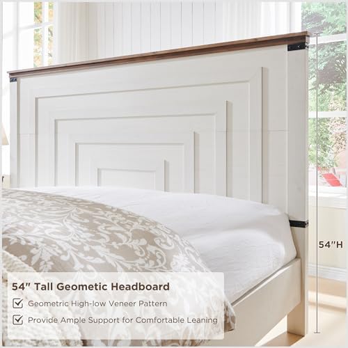 RedLemon 54" Farmhouse Queen Bed Frame - Image 4