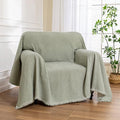 MEETSKY Green Sofa Covers Armchair Single Couch Cover by MEETSKY