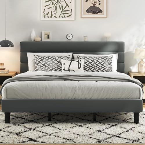 Fluest King Size Bed Frame, Platform Bed Frame by Fluest
