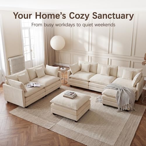 Modular Sectional Sofa 133" Oversized Cloud Couch - Image 5