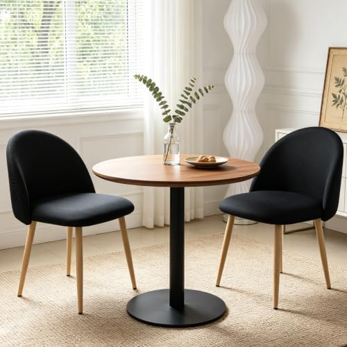 Dining Chairs Set of 2, Kitchen Chairs Mid Century Dining Room Chairs by ACOHOOK