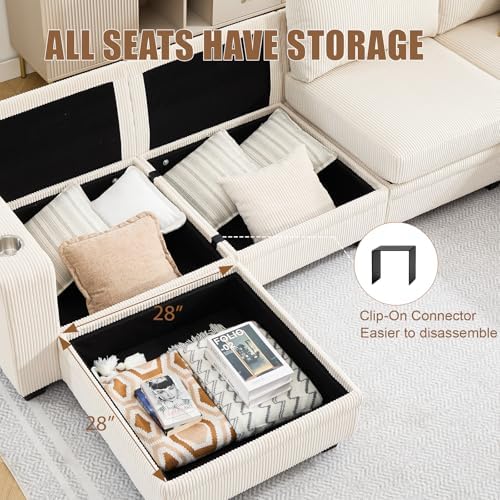 127" Modular Sectional Couch - Image 5