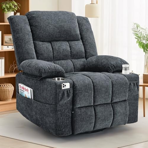 Korser 360° Swivel Rocker Recliner by KORSER