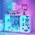 Lvifur High Gloss Glass Display Cabinet by LVifurSmartFurniture