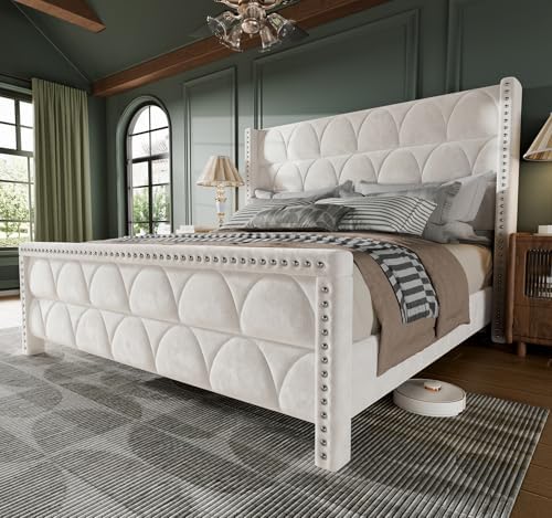 OHOHOLIVE King Size Bed Frame by OHOHOLIVE