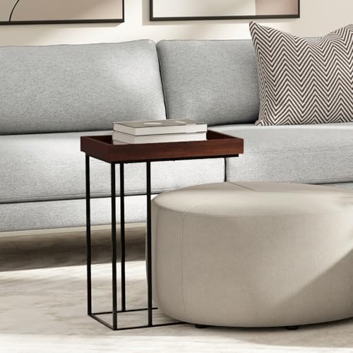 SIMPLIHOME Gallagher Solid Mango Wood and Metal 12 inch Wide Rectangle - Image 2