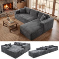 Boneless Couch Modular Sectional Sofa Cloud Couch by Cloud-LikeComfortYouCanFee