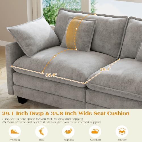 Hanherry Modular Sectional Sofa, Cloud Couch - Image 3