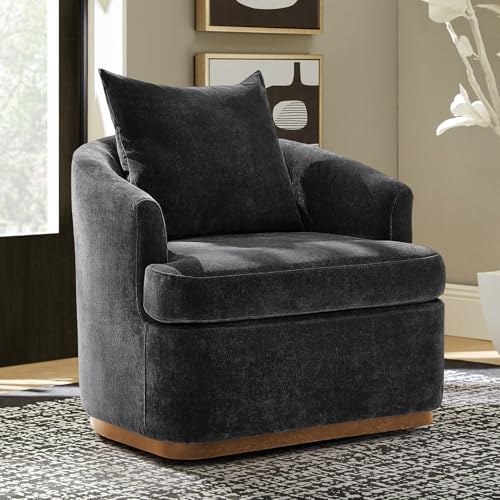 HULALA HOME Modern Swivel Accent Chair by HULALAHOME